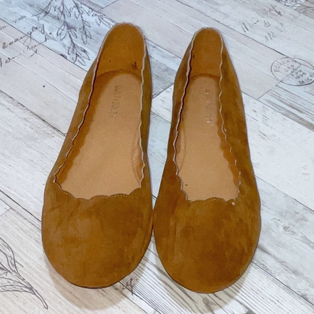 Guilty Soles Daniella Tan Scalloped  Flat